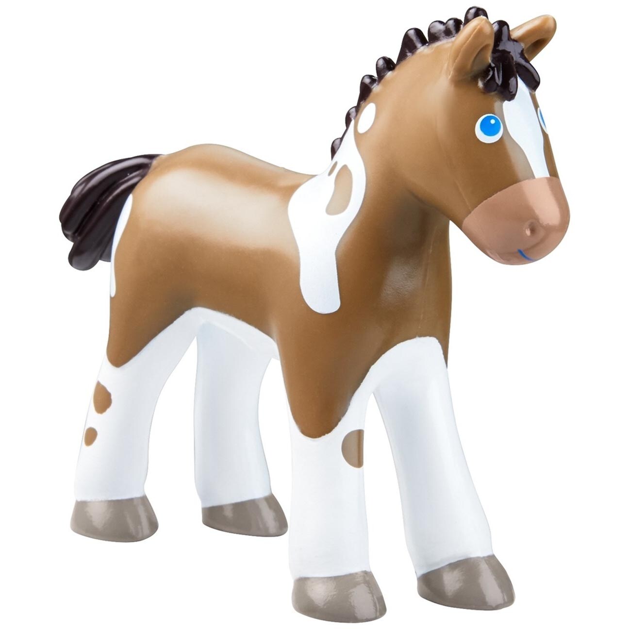 HABA Little Friends Foal Abby - 3.75&#x22; Farm Animal Toy Horse Figure