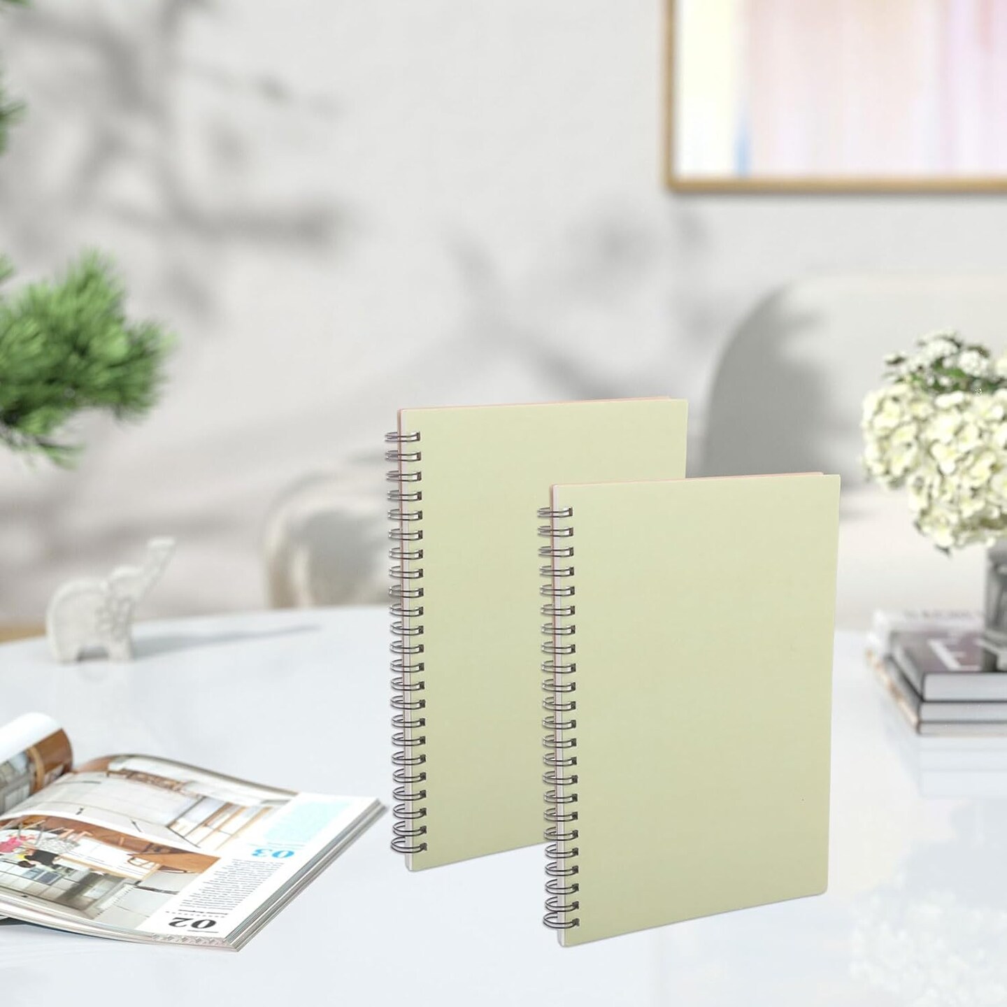 24 Pack A5 Spiral Notebook, 8.3 x 5.7 Inch, 12 Color, 60 Pages Hardcover Spiral Lined Notebook Journal, Lined Travel Bulk Writing Paper Notebook
