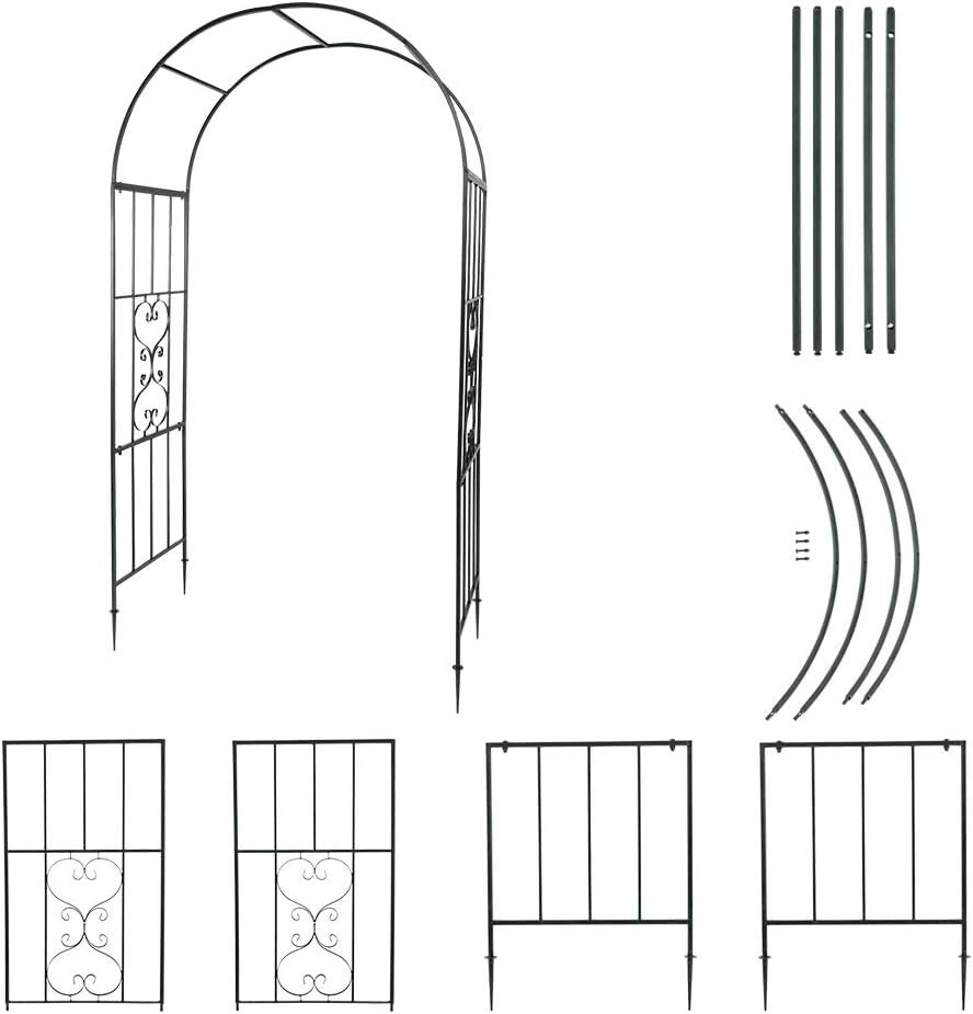 Arc Roof Wrought Iron Arch Plant Climbing Frame