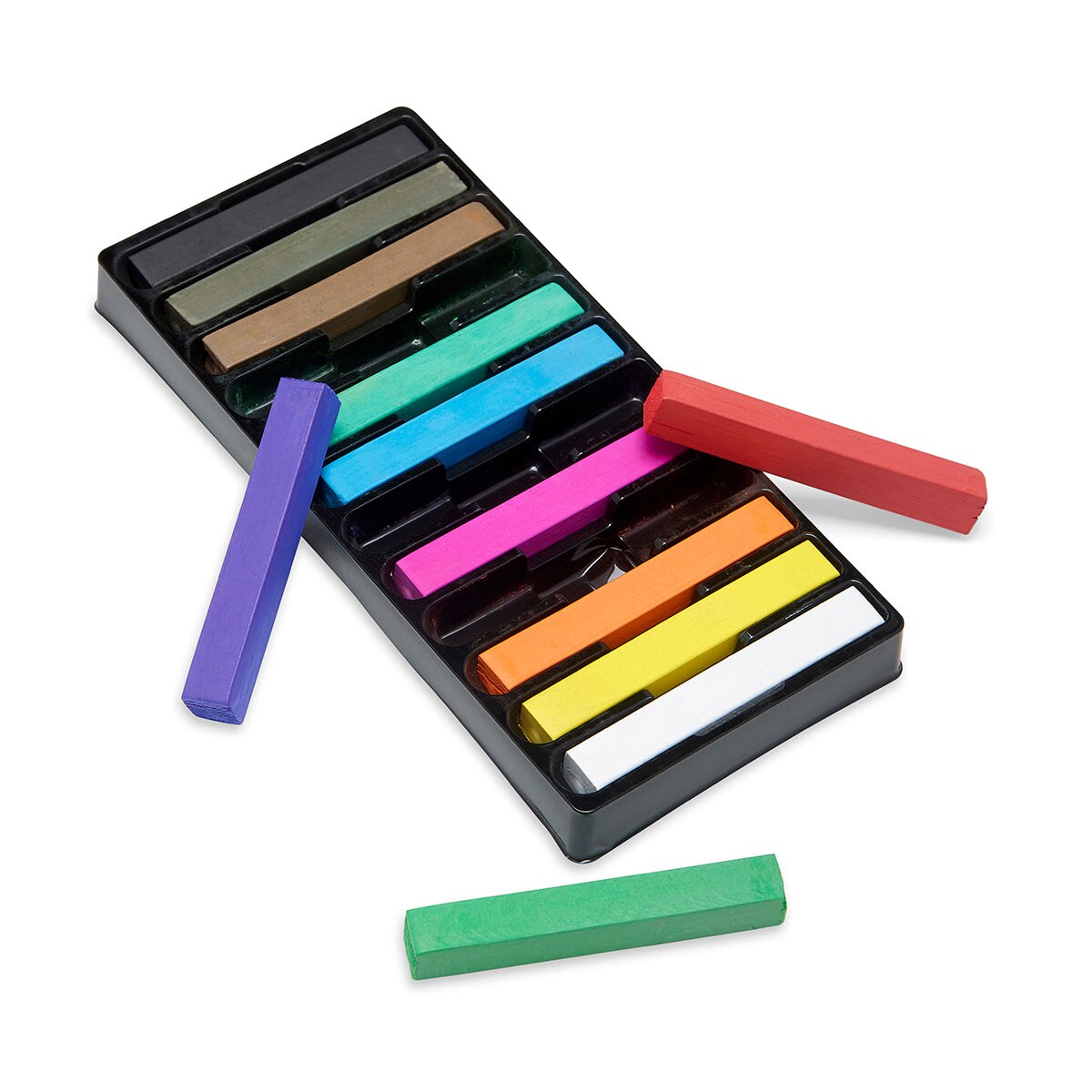 KINGART&#xAE; Square Soft Pastel Set, 12 pc