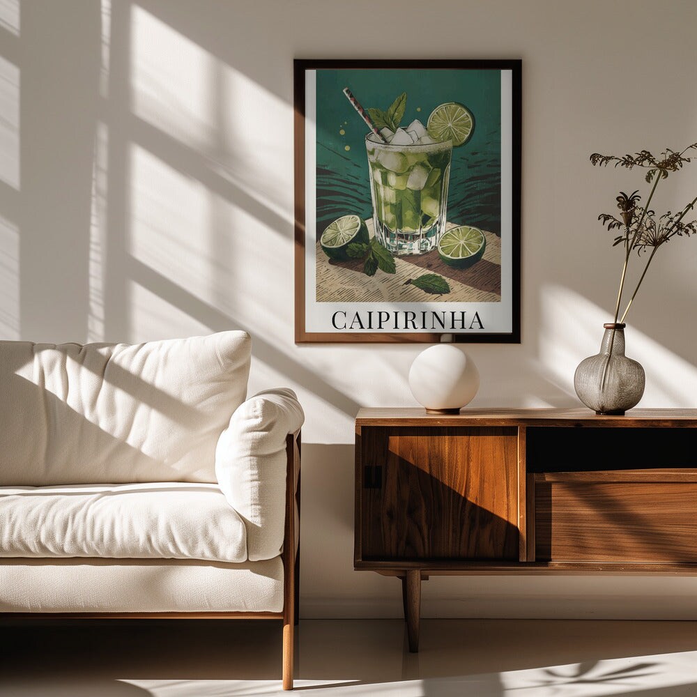 Caipirinha - Andreas Magnusson 24x36 Black Framed Art | Home or Office Art