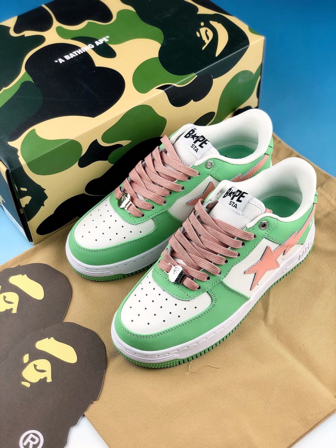 A Bathing Ape Bape Sta Pastel Green | MakerPlace by Michaels