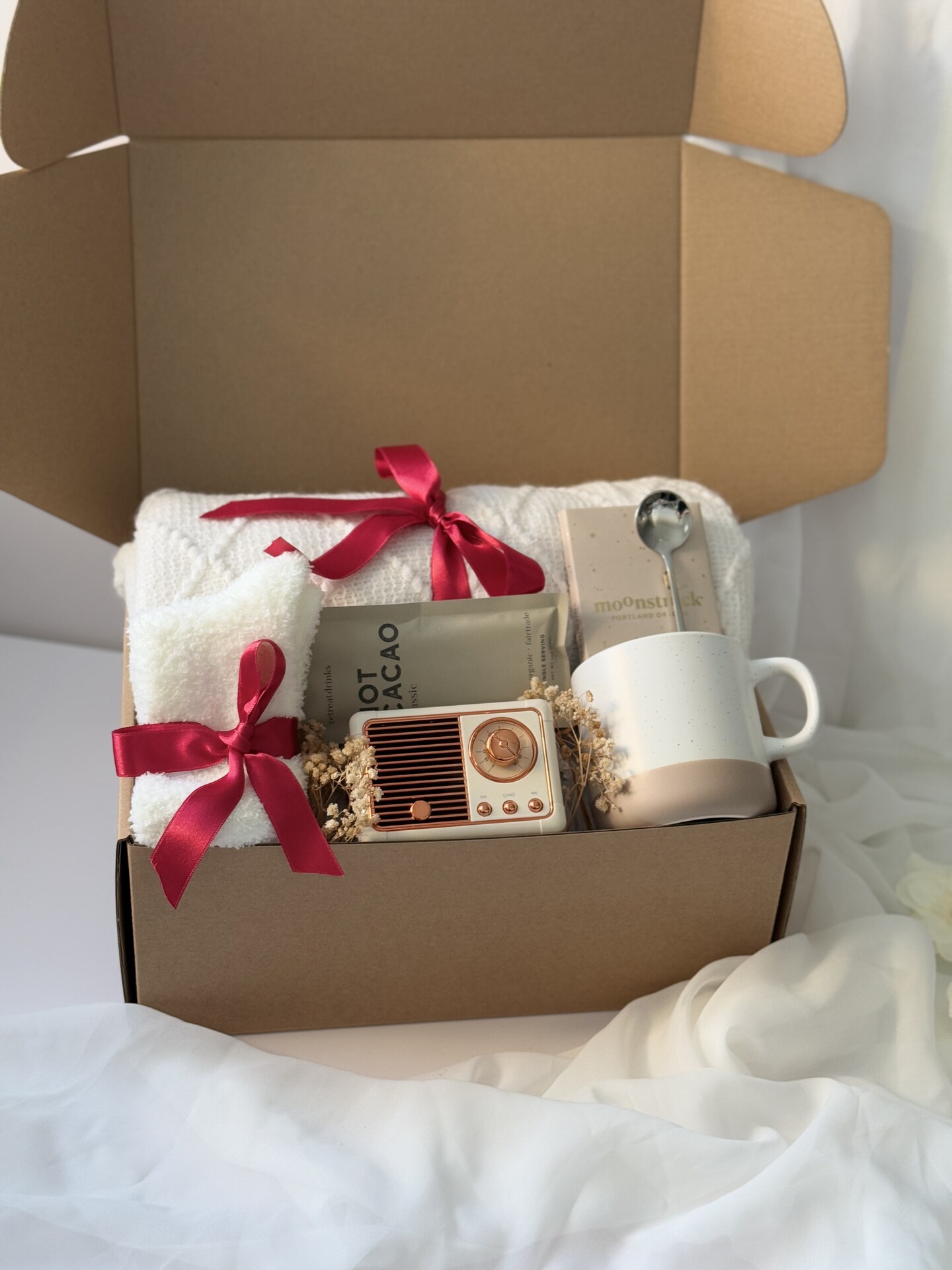 Happy Birthday Gift Box, Celebration Gift, Spa Care Package, Cozy
