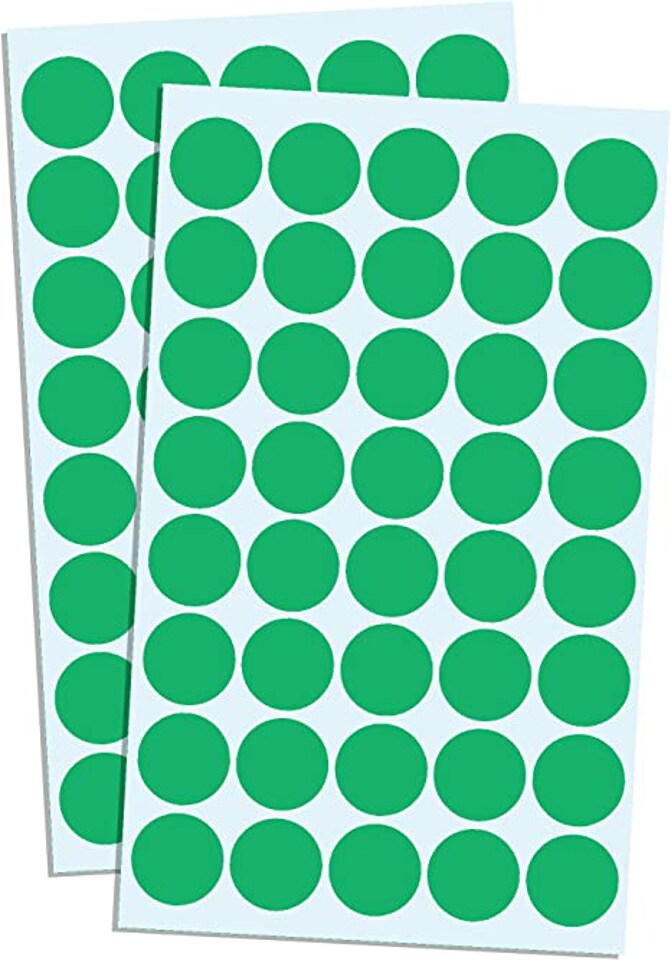 Black Dot Stickers 1/4" (6mm) – 4928/Pk 32 Sheets | Labels, Charts, Crafts & Classroom Organization