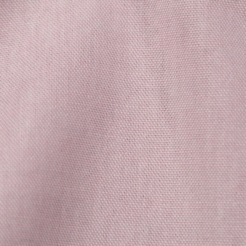 1 Yard Pink Calendered Organic Cotton Oxford Sustainable Solid Fabric