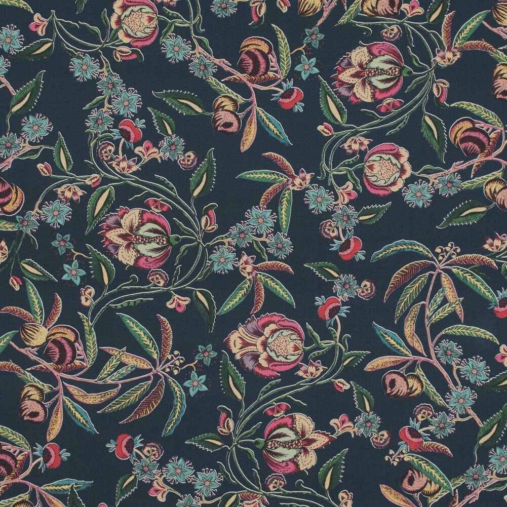 1 Yard Wonka and the Chocolate Fabric Dark Gray Cotton Poplin Fabric