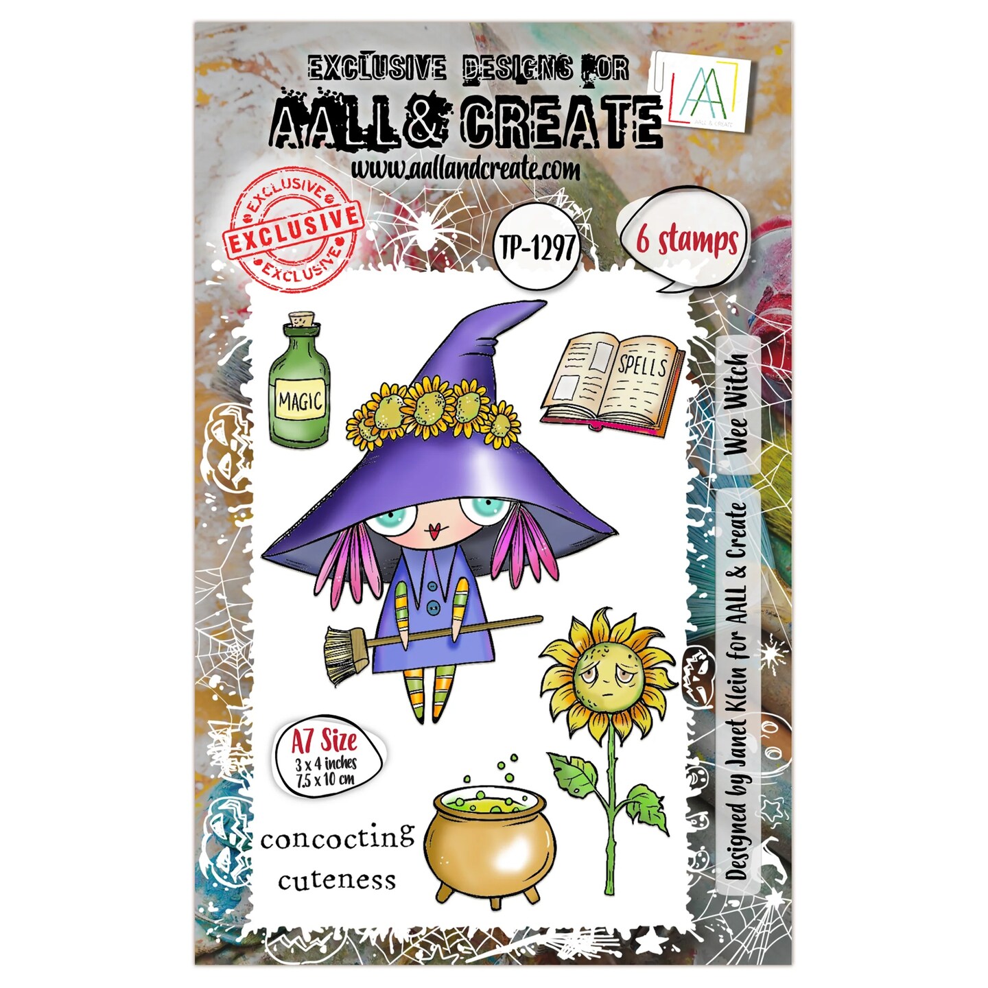 AALL And Create A7 Photopolymer Clear Stamp Set Art Notes main image 1