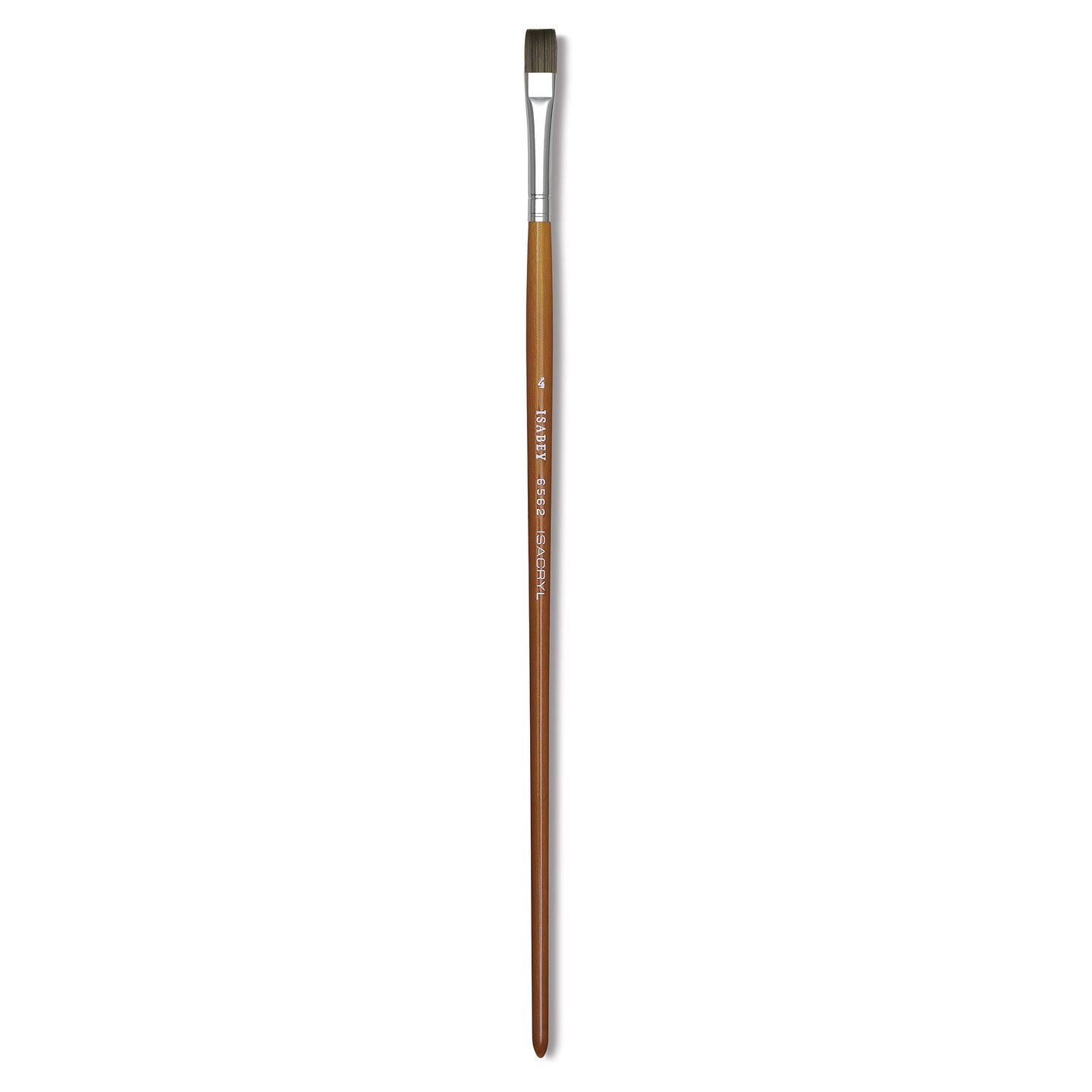 Isabey Isacryl Brush - Bright, Long Handle, Size 4