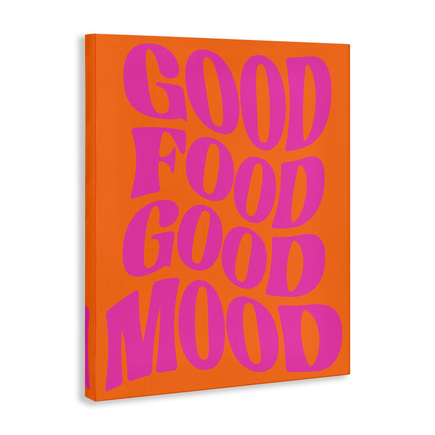 Stupell Industries Good Food &#x26; Mood Canvas Design by House of Lulu