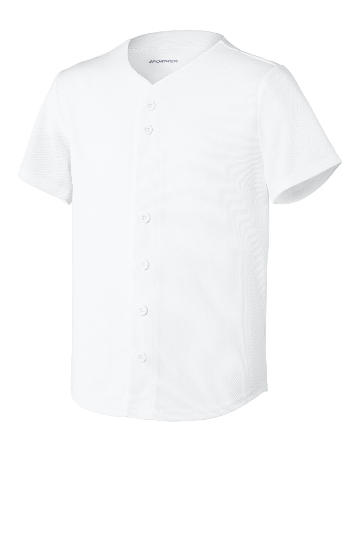 Sport-Tek&#xAE; Youth PosiCharge Tough Mesh Full-Button Jersey