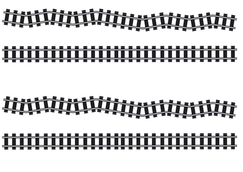 Railroad Tracks Edible Image cake border 2 Strips per sheet 3.5x10.5 inchs