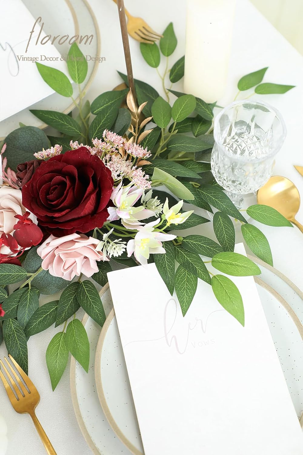 12pcs 28'' Artificial Italian Ruscus Greenery Stems, Faux Hanging Greenery Spray & Best Fake Plants Filler for Wedding Bouquet, Centerpieces, Home Decorations 2"D x 6"W x 15"H