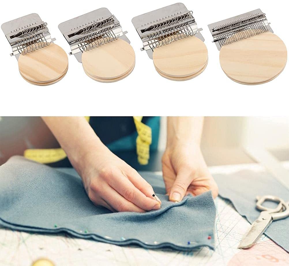 Small Loom Speedweve Type Weave Tool,darning Loom Quickly Mini Mending Convenient Darning Loom for Mending Jeans Socks Clothes Loom Machine Makes Beautiful Stitching Diy Weaving Arts (14 Hooks)