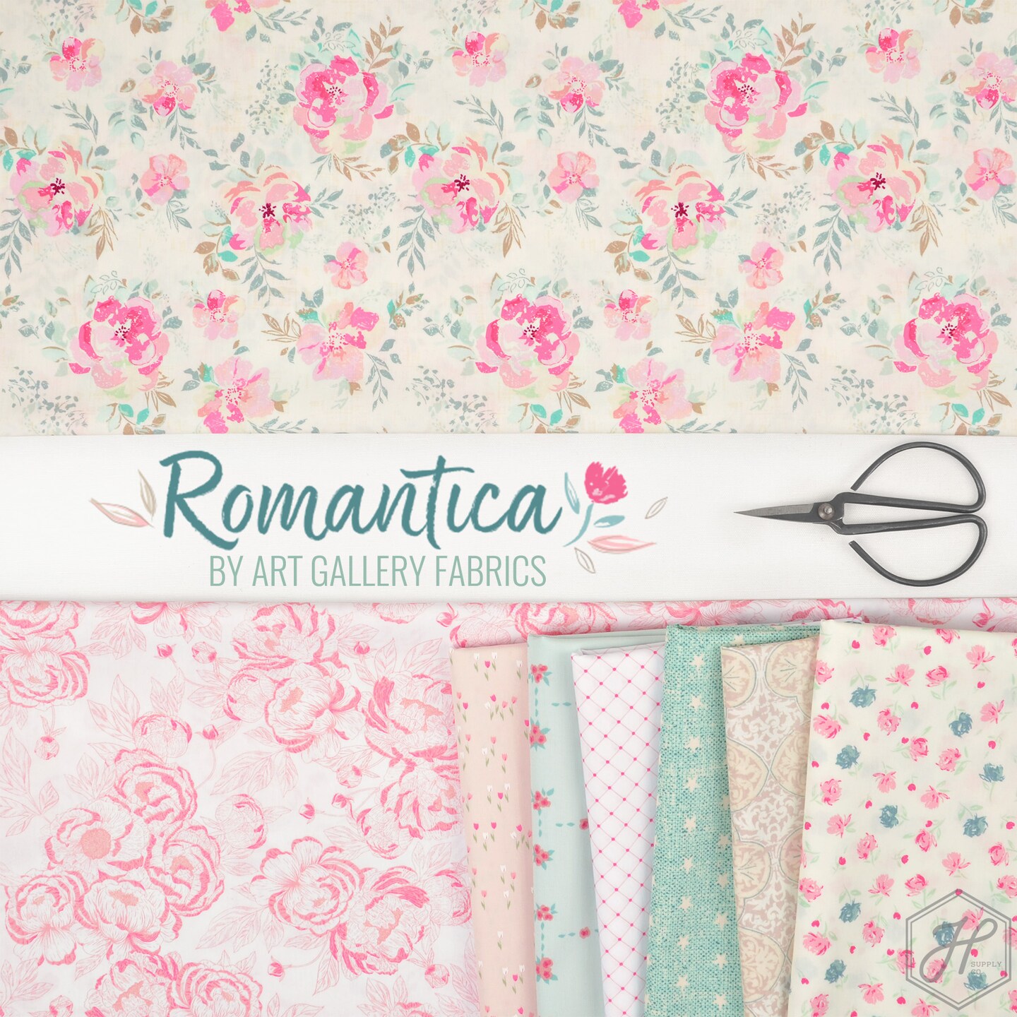 The Cur8tor 10" Square Pack (Layer Cake) in Romantica by Art Gallery (10WCUR8RO4)