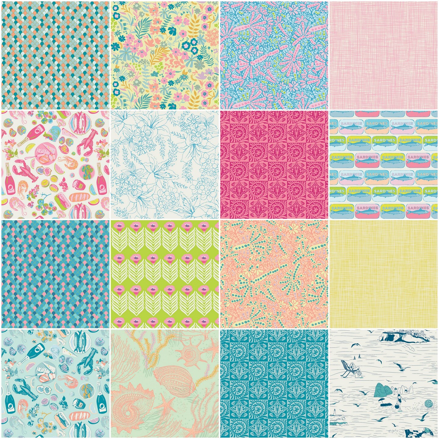 Costeira 10&#x22; Square Pack (Layer Cake) by  for Art Gallery (10WCOS)