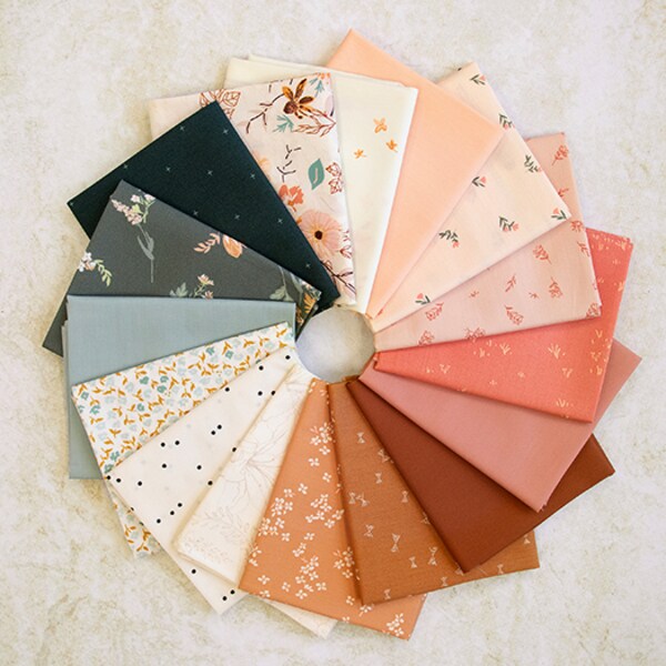 Sewcialites Fat Quarter Bundle in Roseglow Edition Curated by Abby Luchsinger by AGF Studio for Art Gallery (CBSFQ603)