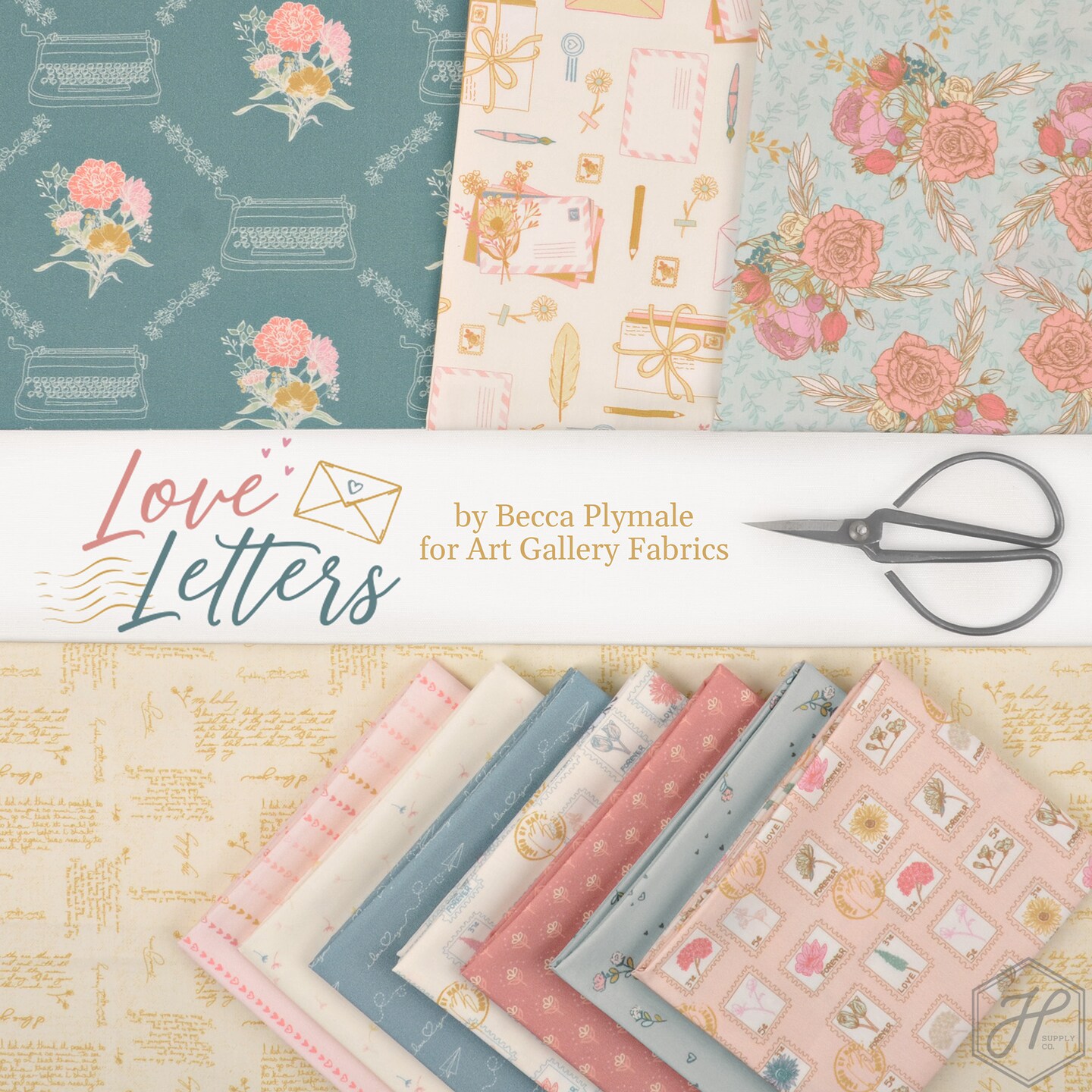 Forever Yours in Blush (lol44804) | Love Letters | Becca Plymale | Art Gallery