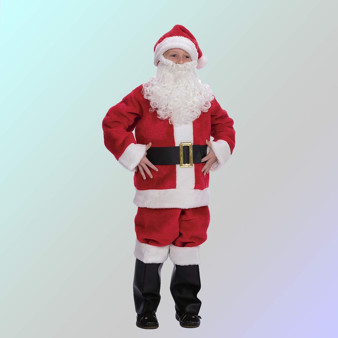 Kids Plush Santa Suit main image 0