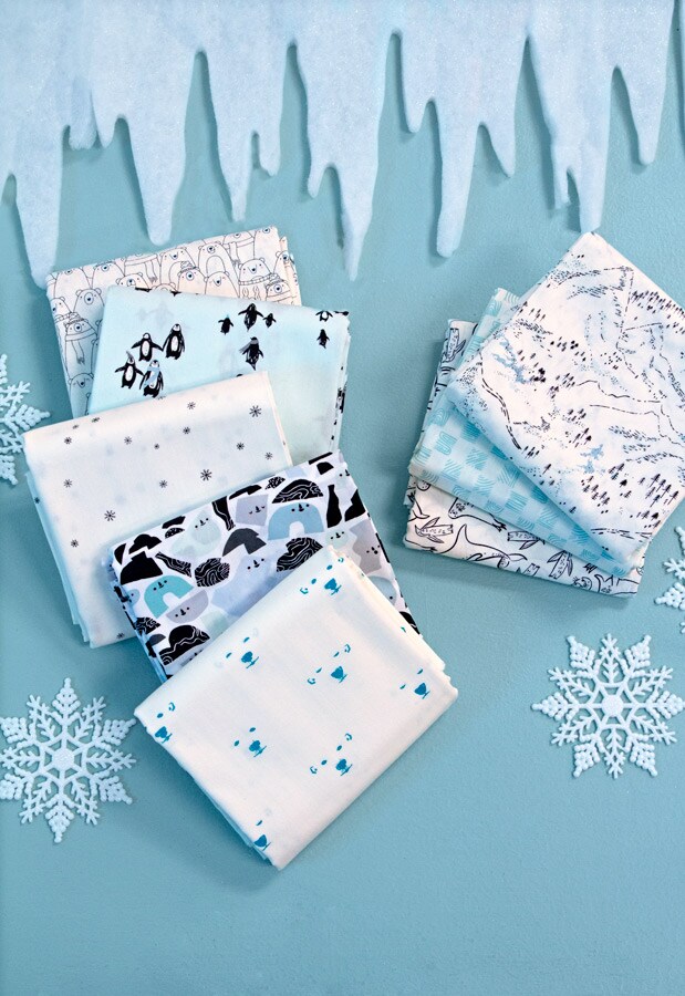 Capsules Arctic Tale Fat Quarter Bundle by  for Art Gallery (FQWCAPAT)