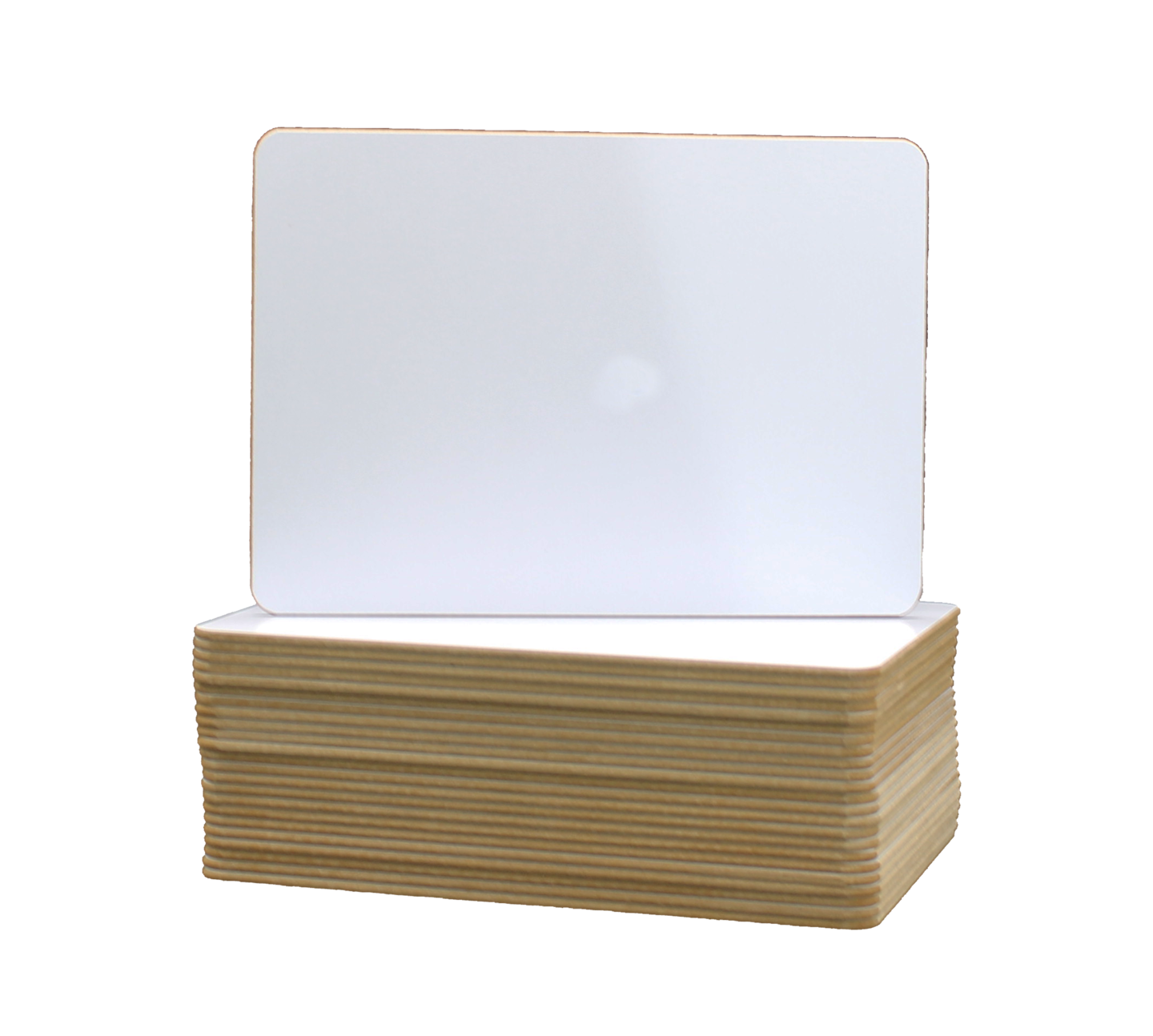 Flipside Products 9.5" x 12" Dry Erase White Boards, Classroom Pack, Single-Sided Lapboard For Class, Reusable For Group Participation