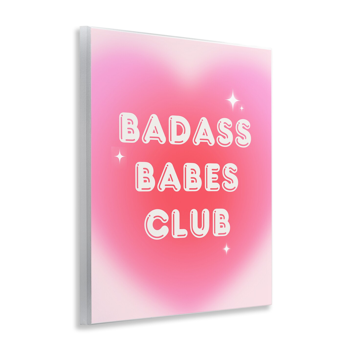 Stupell Industries Bad*ss Babes Club Wall Plaque Art Design by House of Lulu