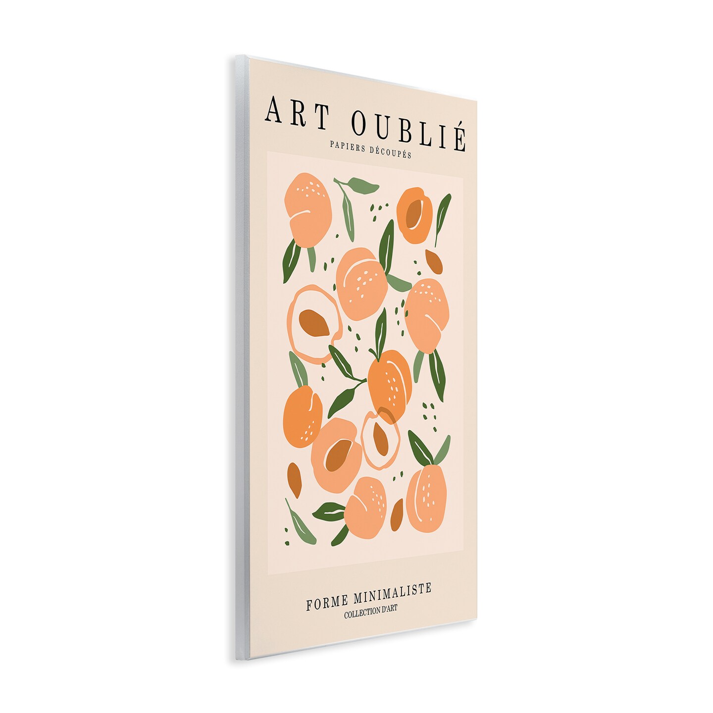 Stupell Industries Peaches Gallery Poster Wall Plaque Art Design by Incado