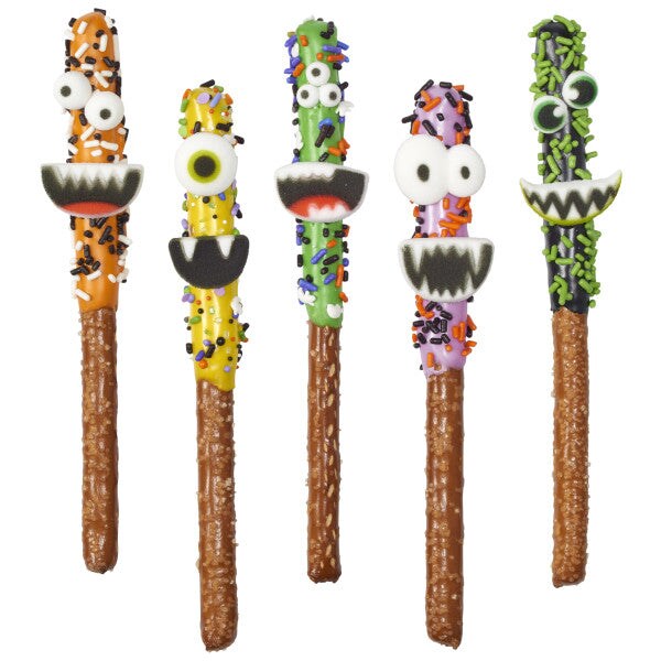 Monster Face Assortment Dec-Ons&#xAE; Decorations (12 pieces)