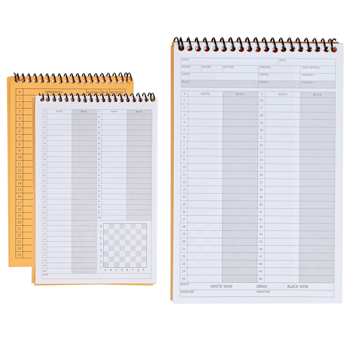 WE Games Ultimate Chess Player&#x27;s Scorebook