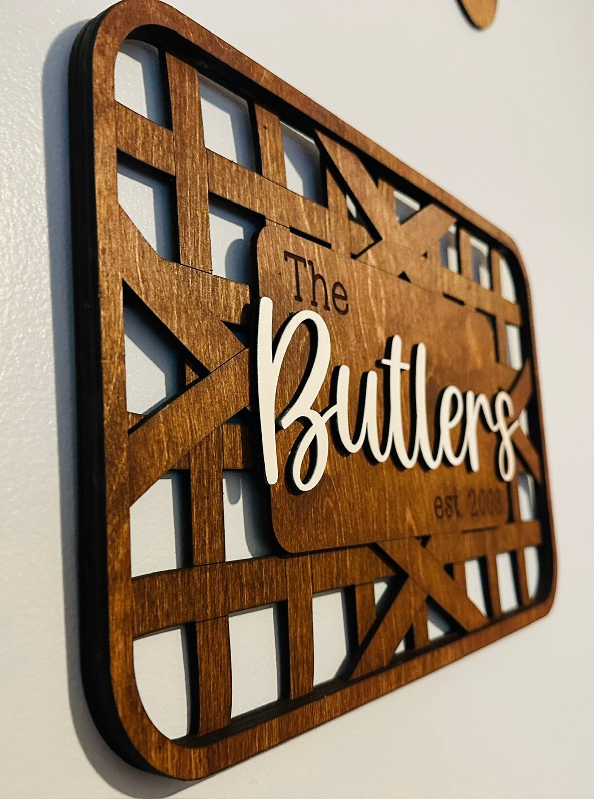 tobacco basket michaels Personalized Rustic Tobacco Basket Decor - Handmade Wooden Wall Art Gift -  Custom Gift