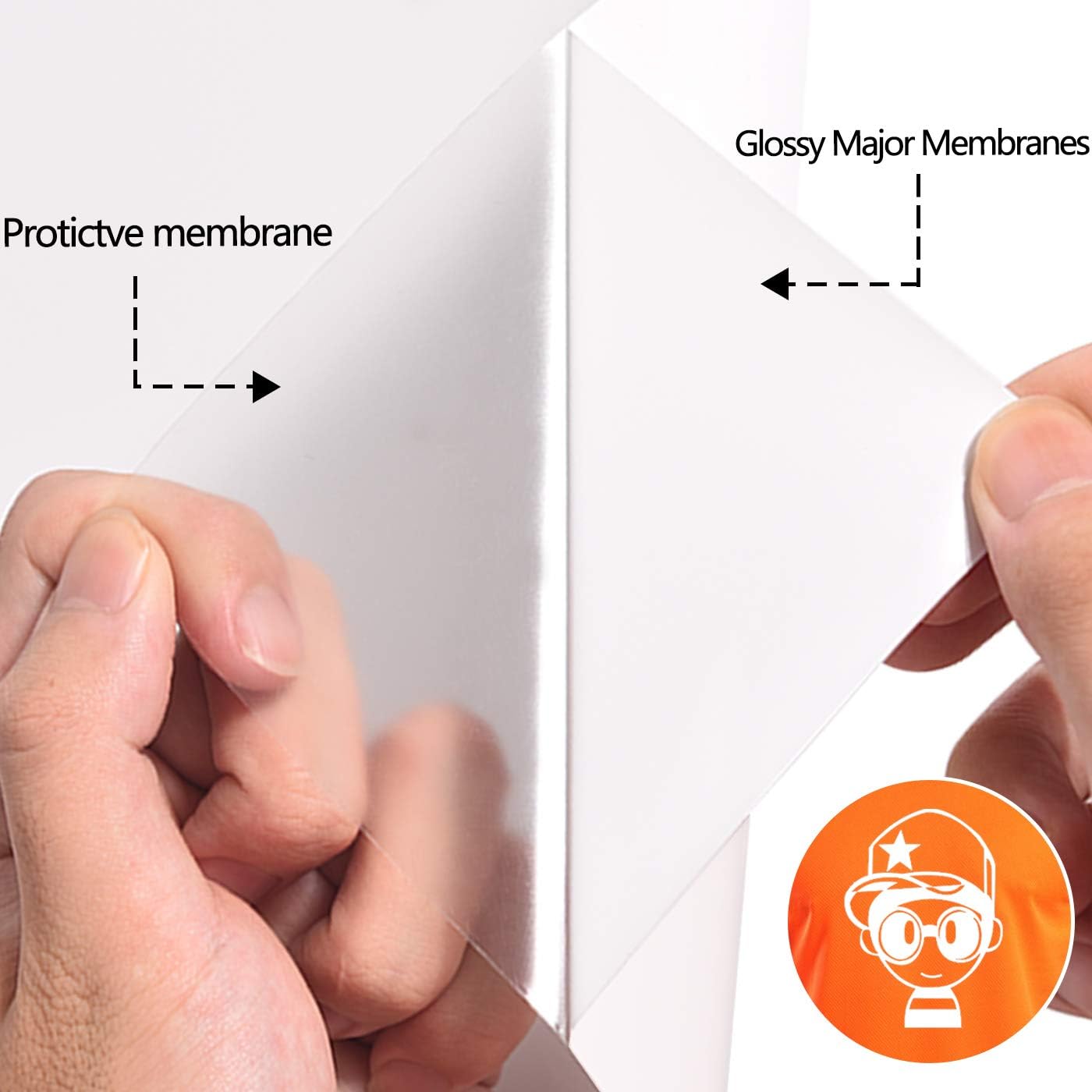 White HTV Iron on Vinyl 12Inch by 10ft Roll Heat Transfer Vinyl for T-Shirt