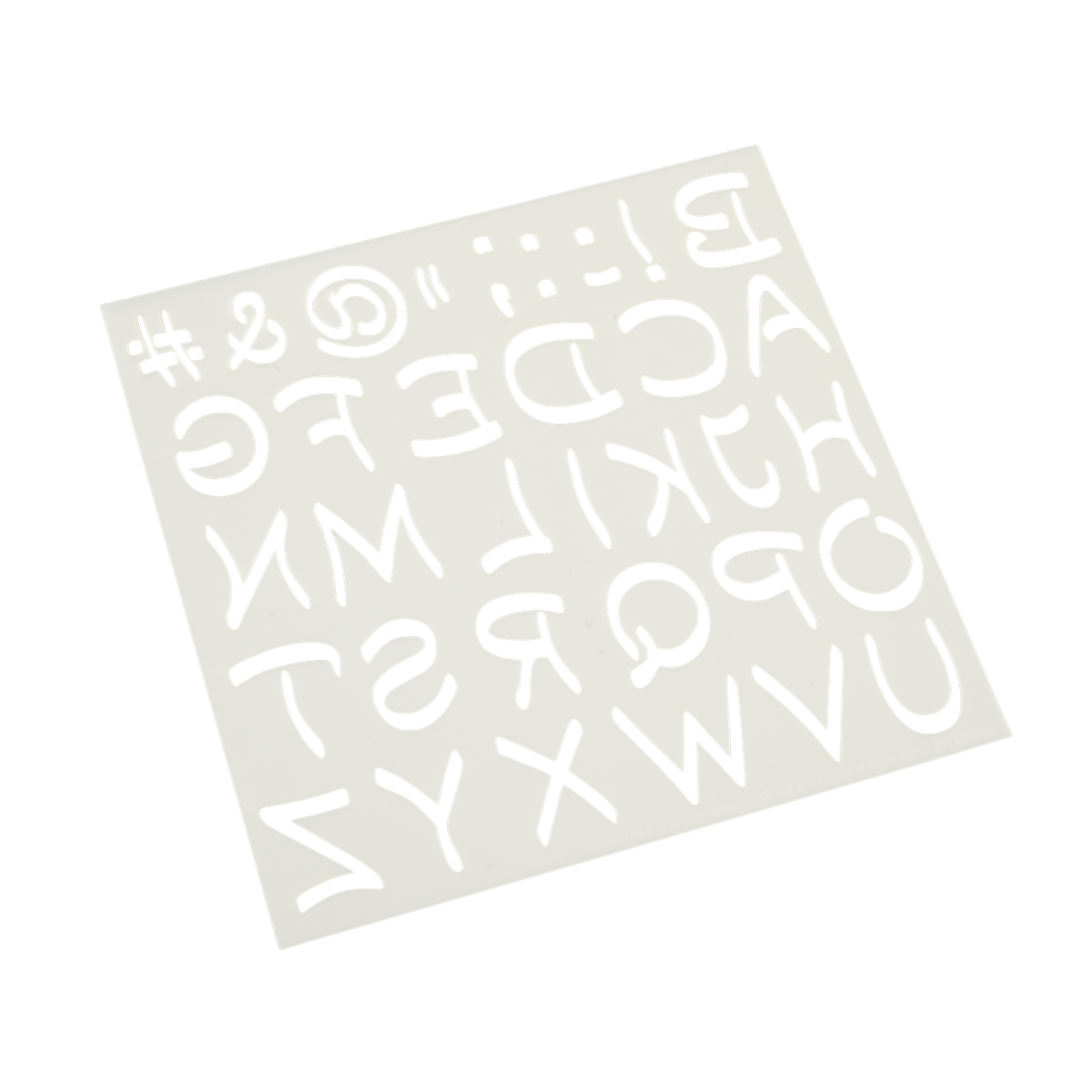 Sublimation Stencil - Modern Alphabet