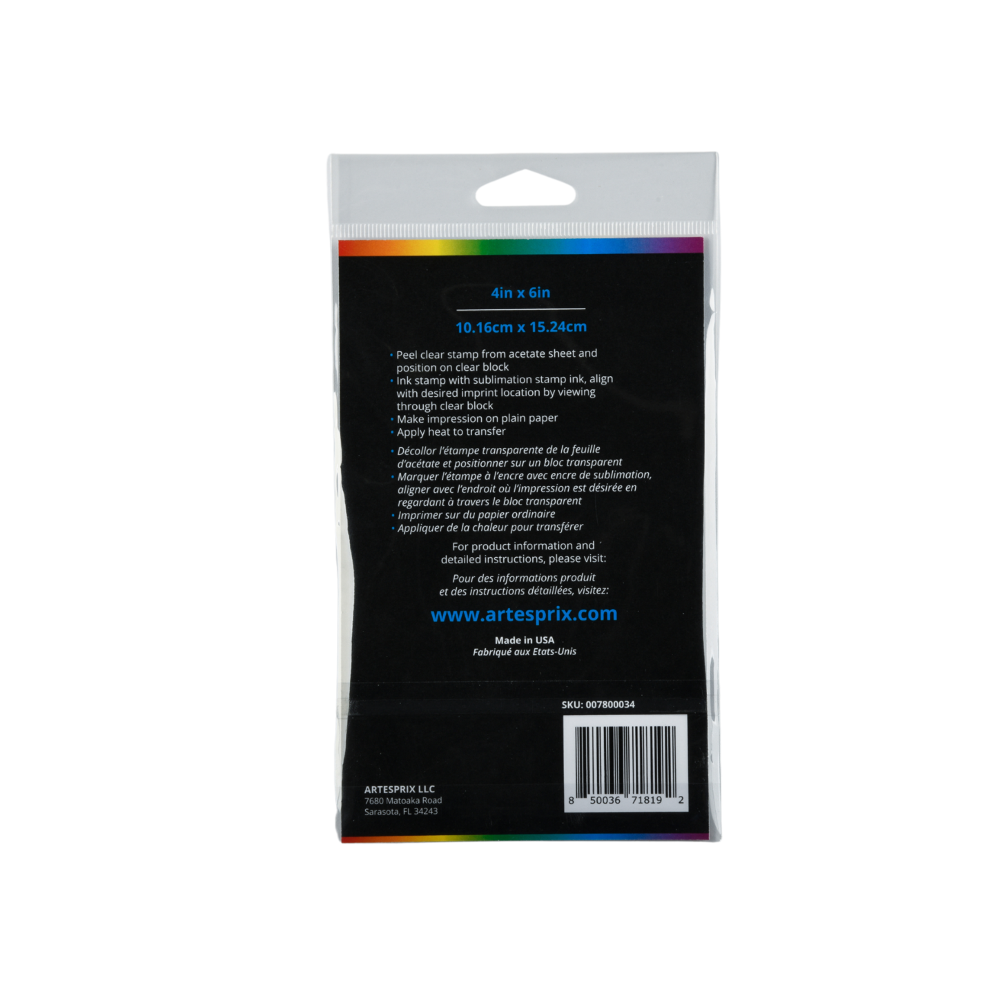 Artesprix Sublimation Stamps - Block Alphabet