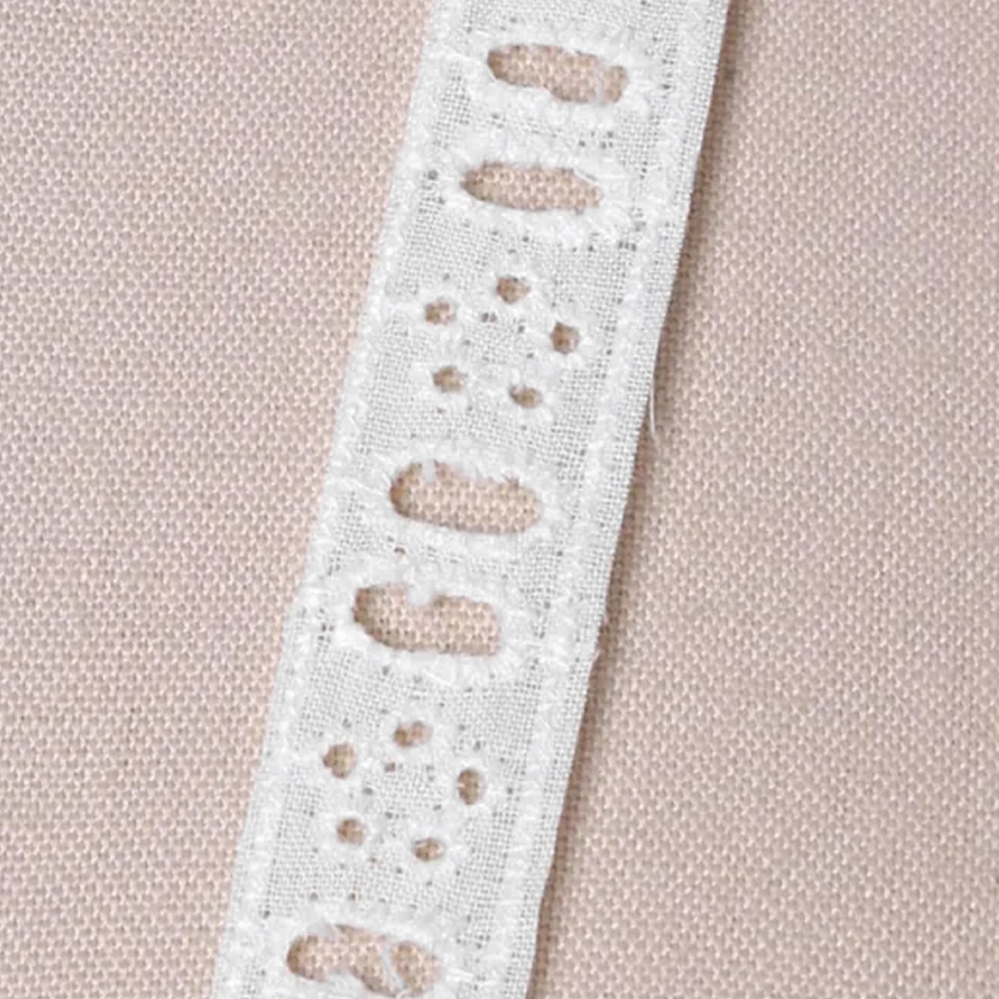 2 Yards Cotton White Embroidery Eyelet Lace Trim with Scalloped Edges 3/4 Inch Wide
