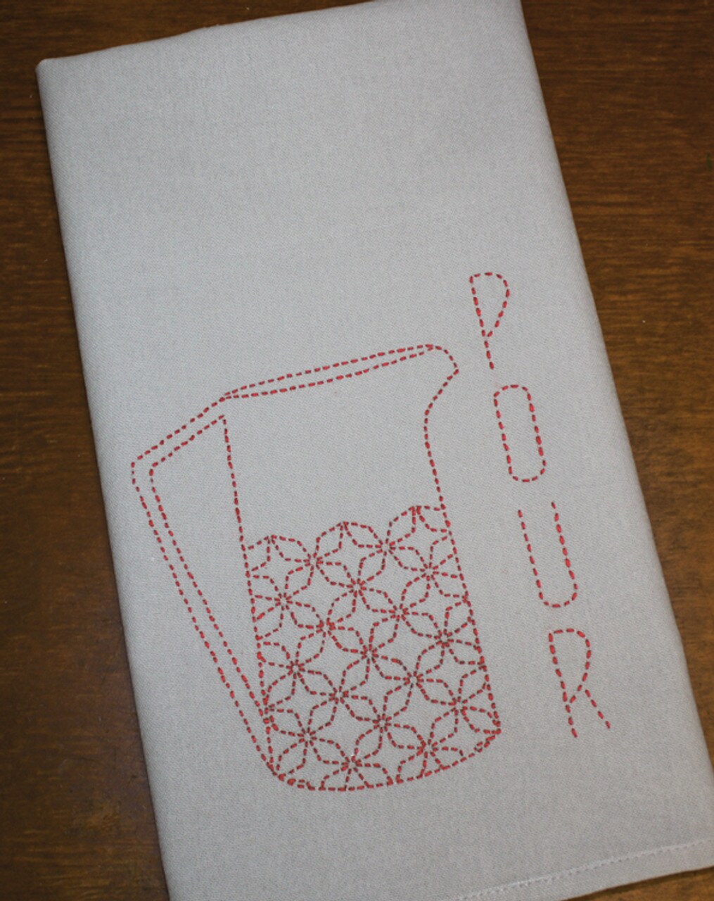 Aunt Martha's Sashiko Kitchen 4032 embroidery iron on pattern