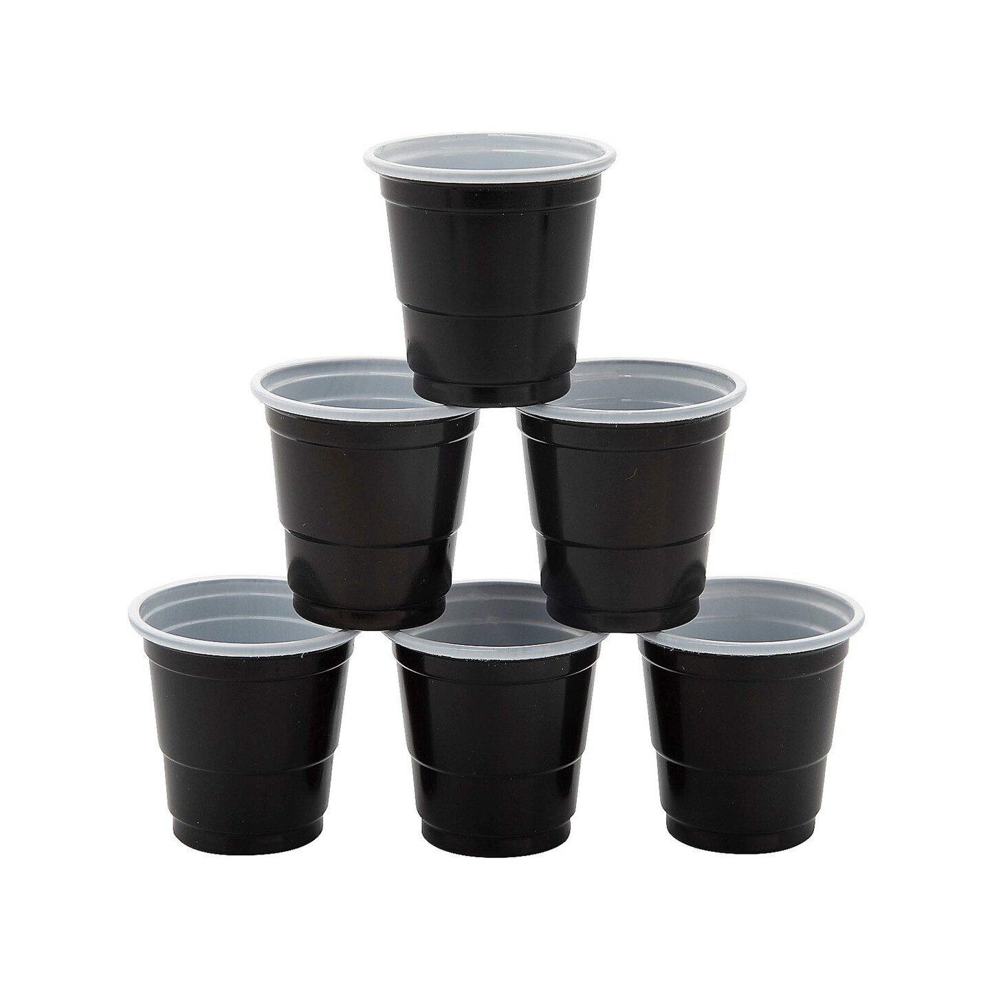 4th of July 1.5 oz. Bulk 50 Ct. Green Party Cup Disposable Plastic Shot Glasses