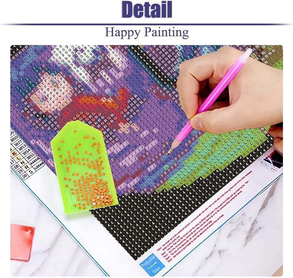 Diamond Painting Kits for Adults - 3 Pack Halloween 5D Diamond Art Kits Full Drill Diamond Dots Paintings