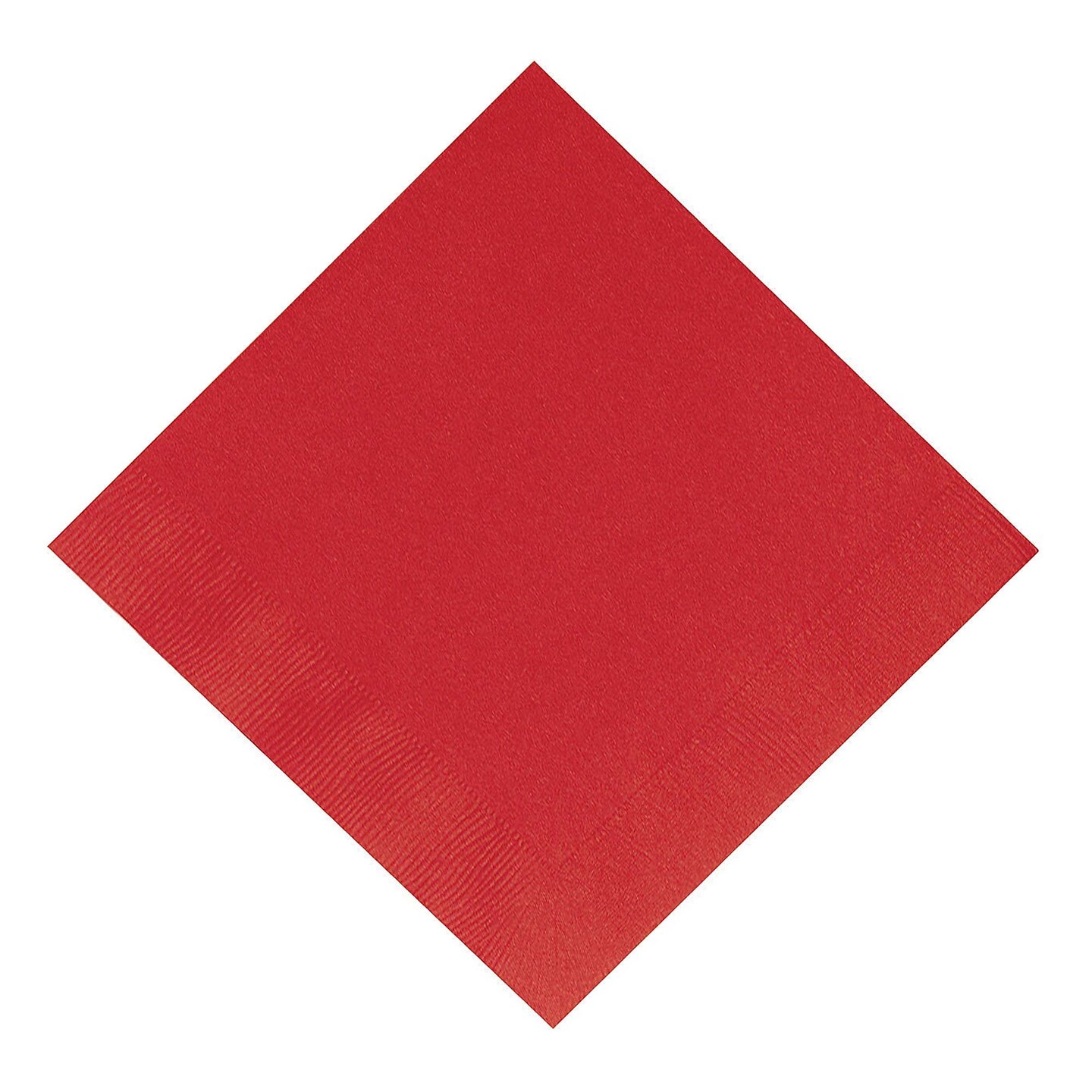 4th of July Solid Color Paper Beverage Napkins Party Supplies - 50 Pc.