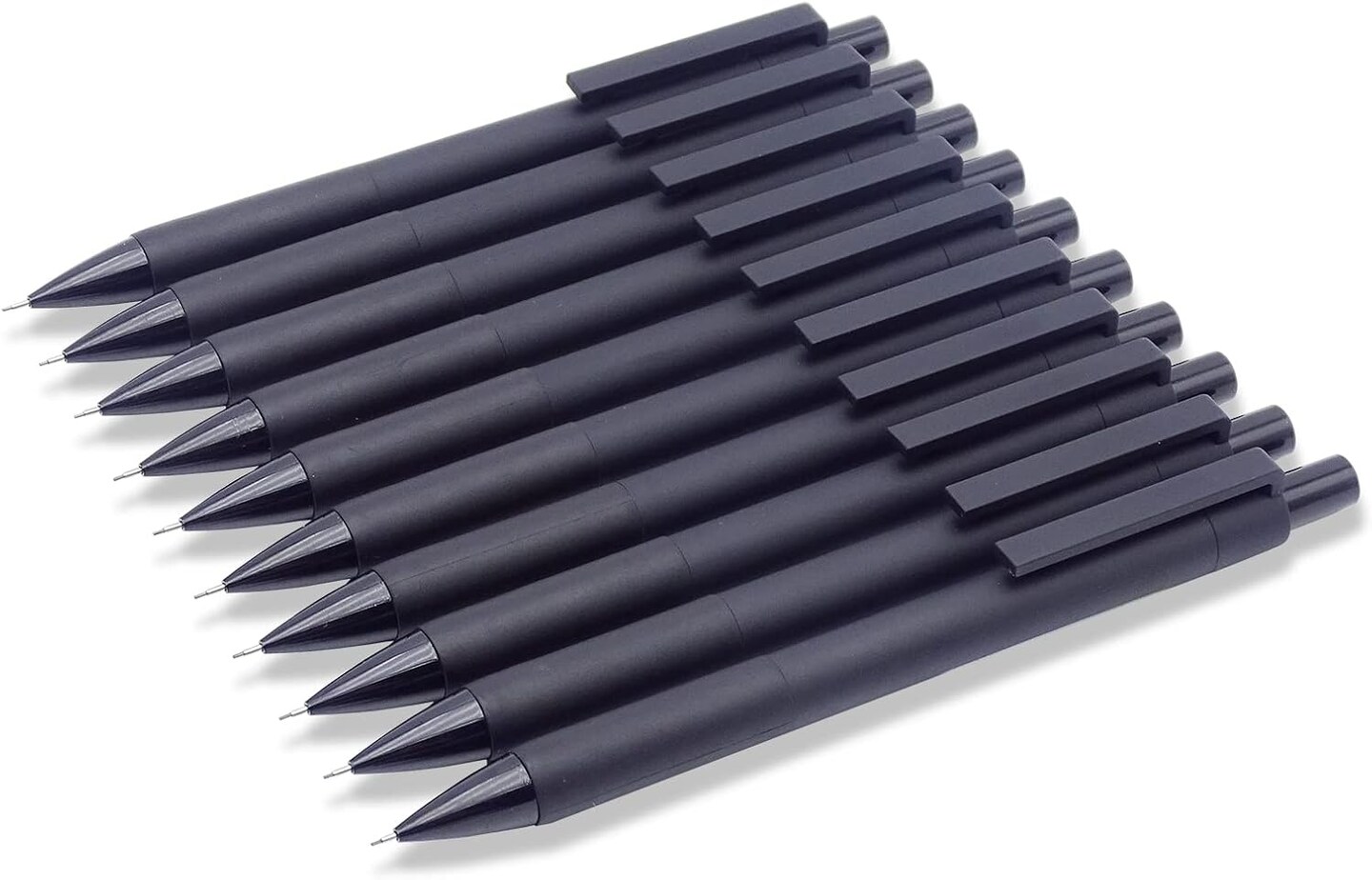 Mechanical Pencil Set for Office School Supplies,0.5mm Drawing Pencils for Students Kids, Black Barrel, Counts 10