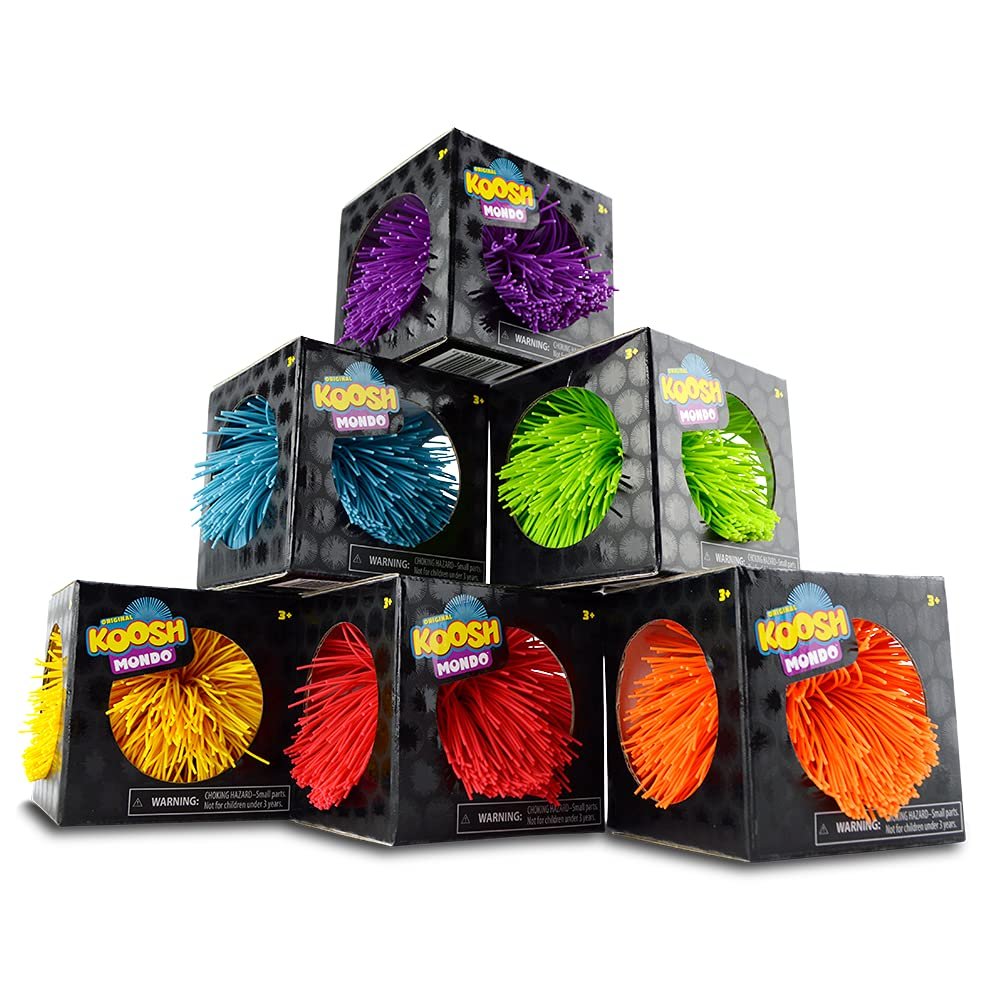 Koosh Mondo Ball, Assorted Colors - Kids Outdoor Toys, Beach Toys, Kids Games, Outdoor Games for Adults and Family, Outdoor Games for Kids, Kids Toys, Fidget Toys for Kids, Ages 3+