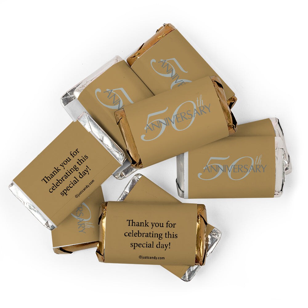 68 Pcs 50th Anniversary Candy Hershey's Chocolate Mix by Just Candy (20oz)