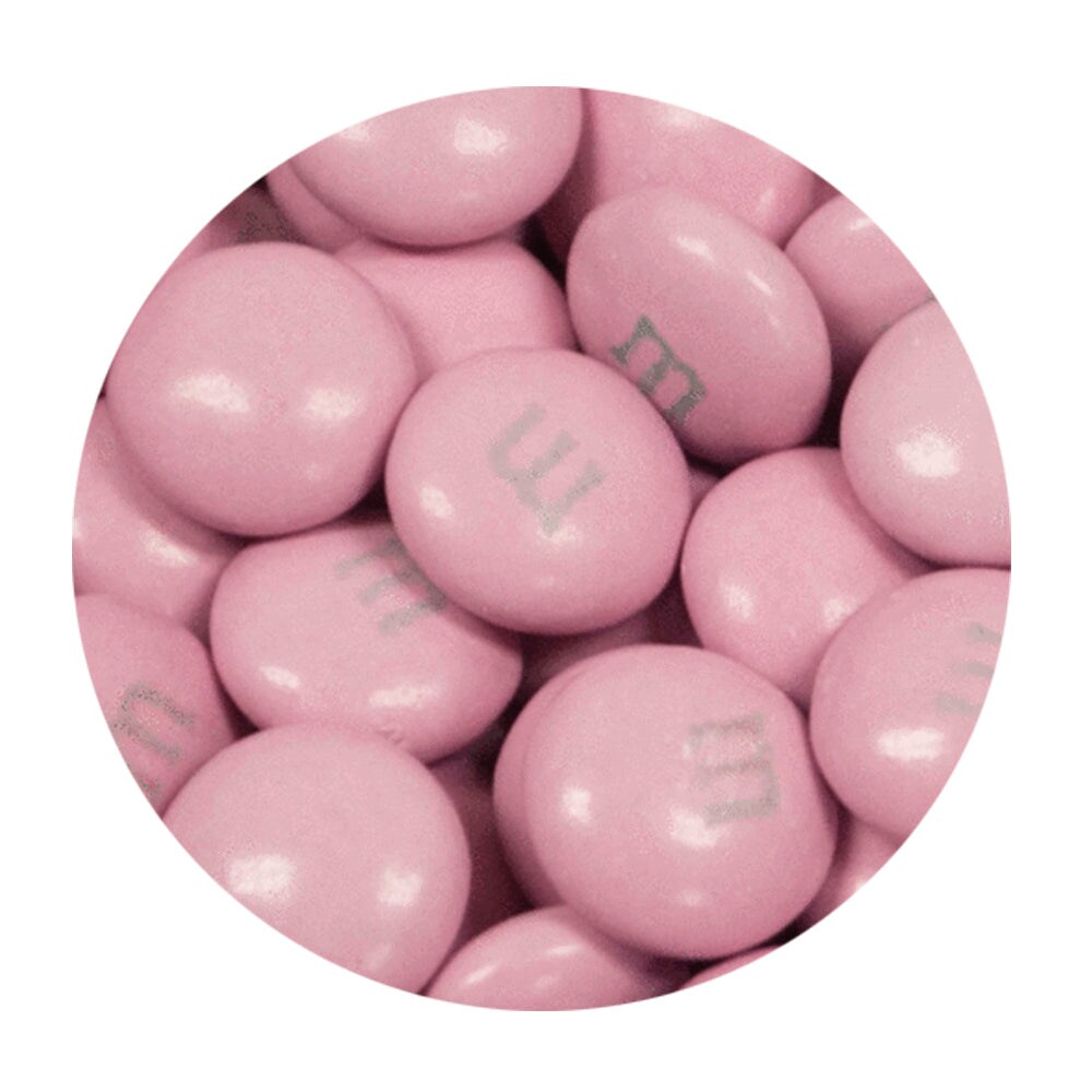 750 Pcs Pink M&M's Candy Milk Chocolate (1.5lb, Approx. 750 Pcs)