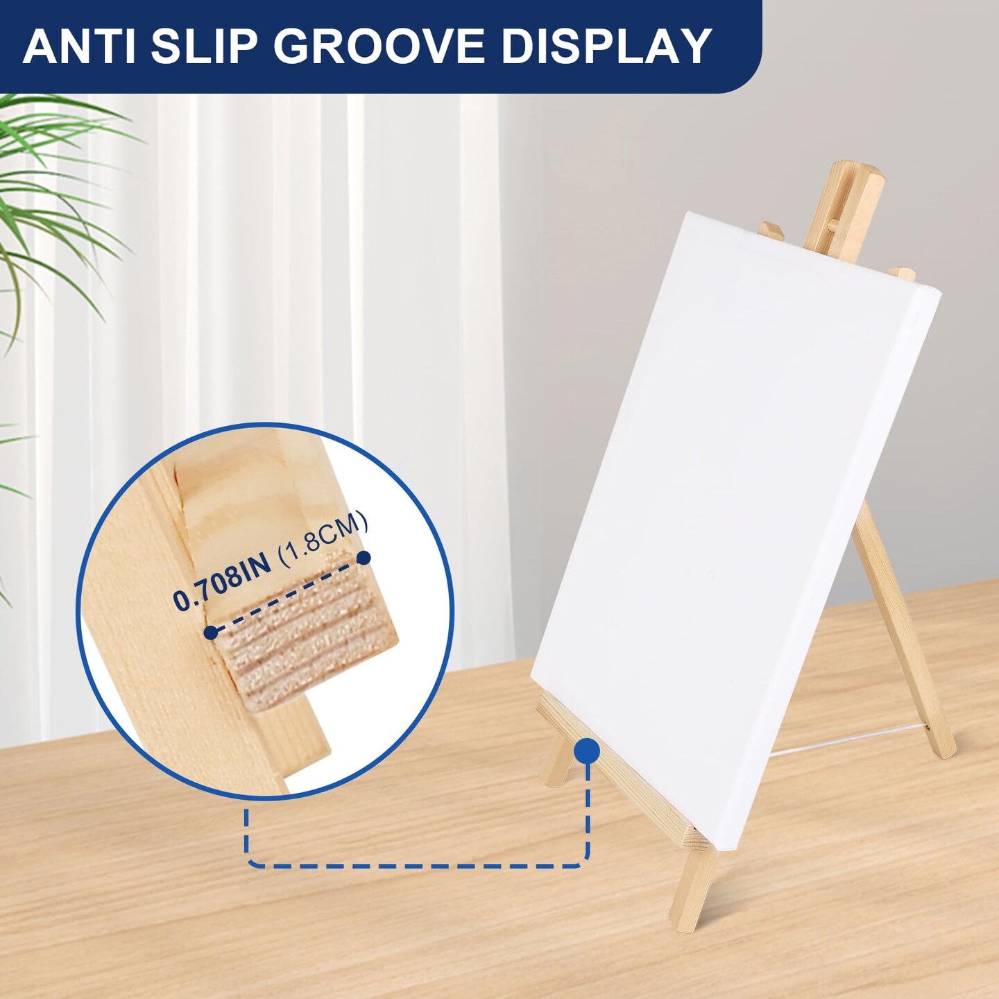 2pcs 17 Inch Tabletop Easels, Easel Stand for Painting,Tripod, Painting Party Easel, Kids Student Desktop Easel for Painting,Paint Easel for Canvas Painting