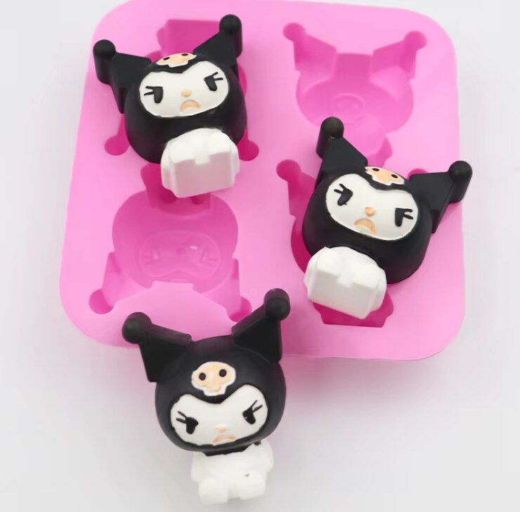Cute Goth Bunny Silicone Mold