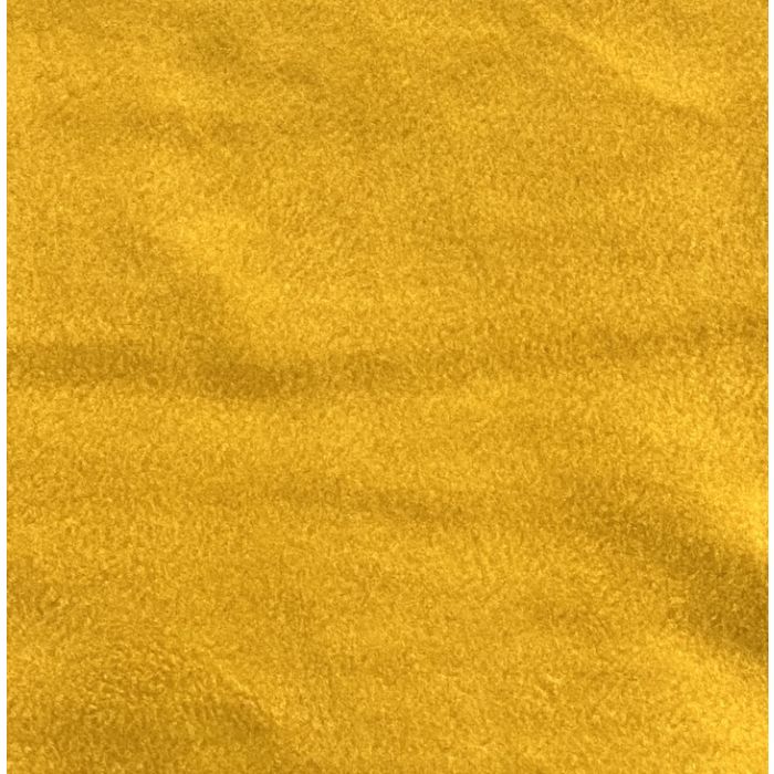 Solid Fleece No-Sew Throw Kit - Mustard Yellow/Black (50x60)