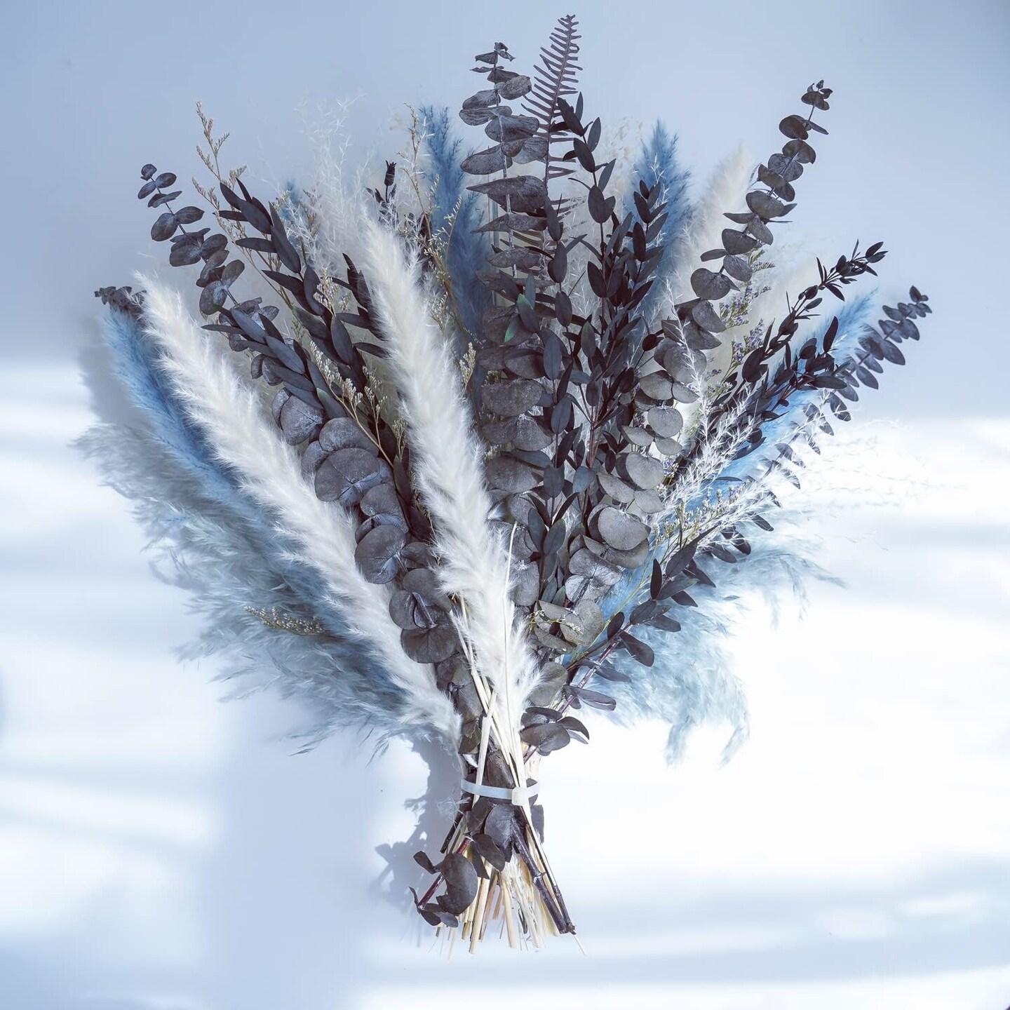 Natural Dried Flower Arrangement with Eucalyptus(natural)