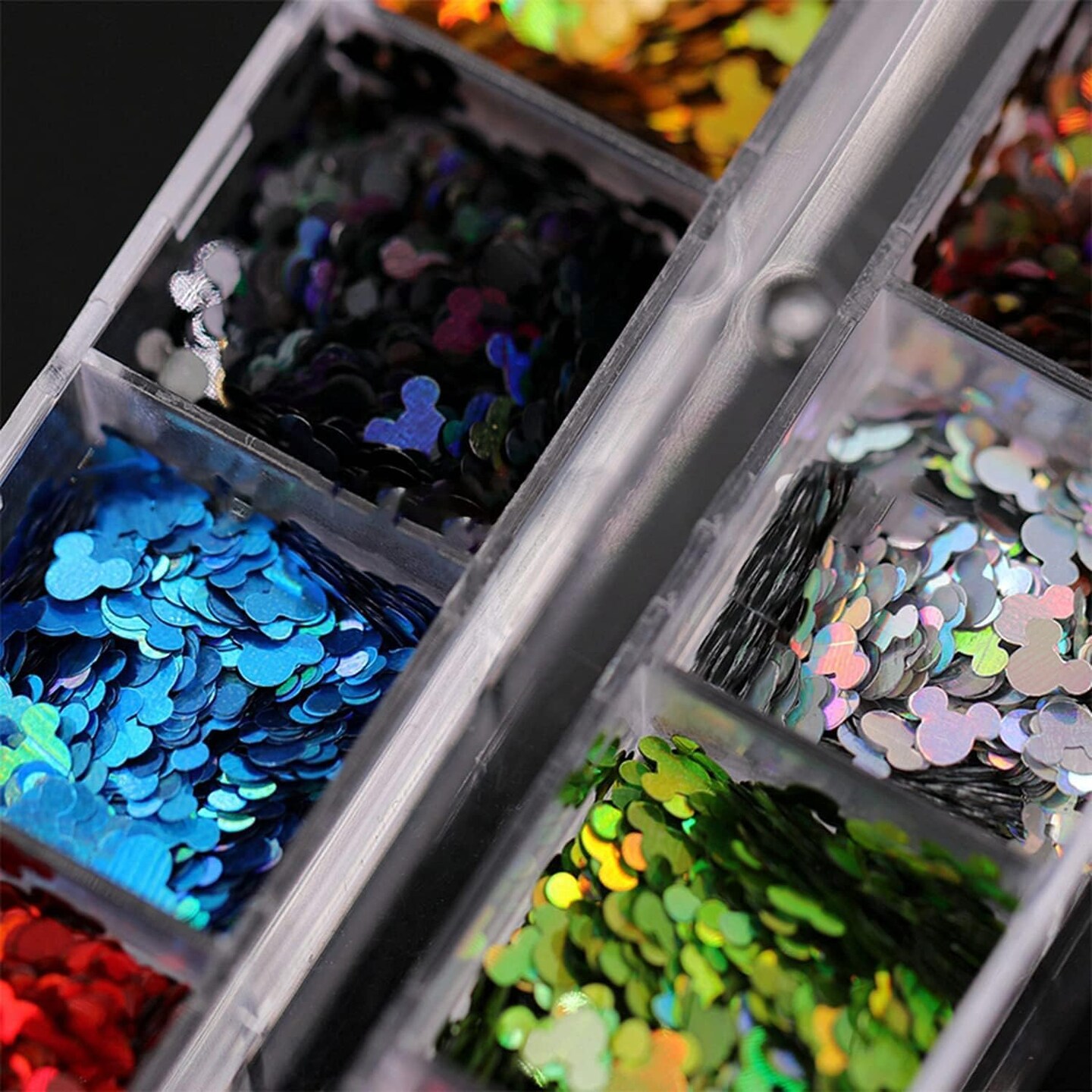 12 Colors Cute Nail Glitter Sequins Nail Art