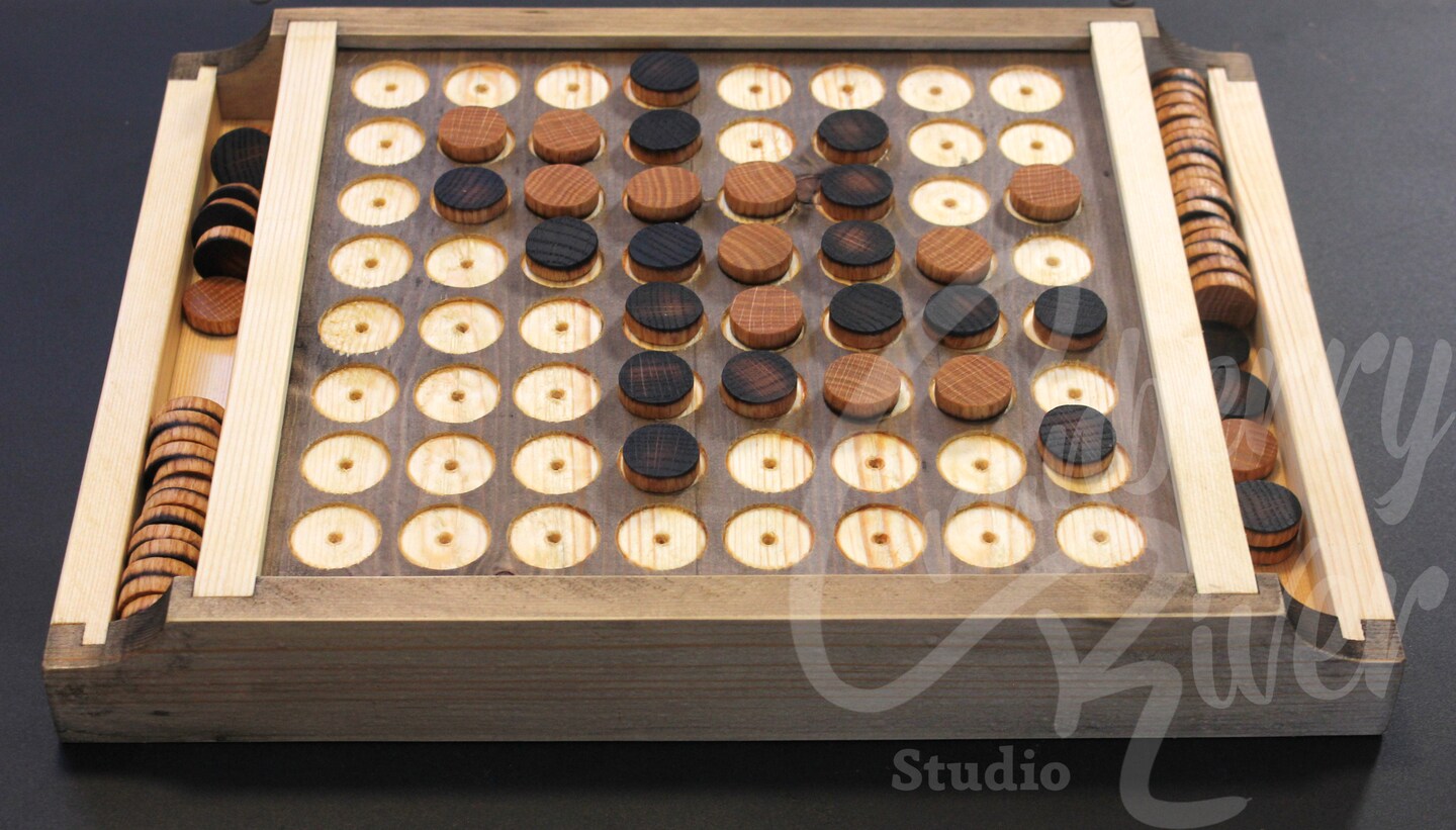 Logica Puzzles Art. Othello - Board Game In Fine Wood Strategy Game 861194