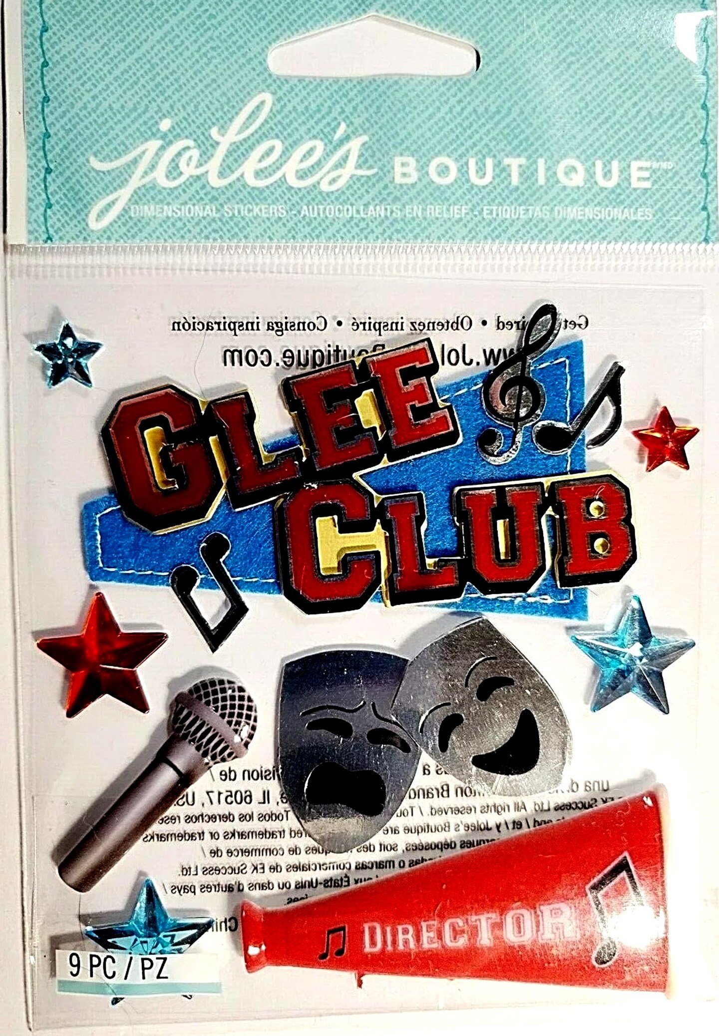 Jolee&#x27;s Boutique Glee Club Dimensional Stickers