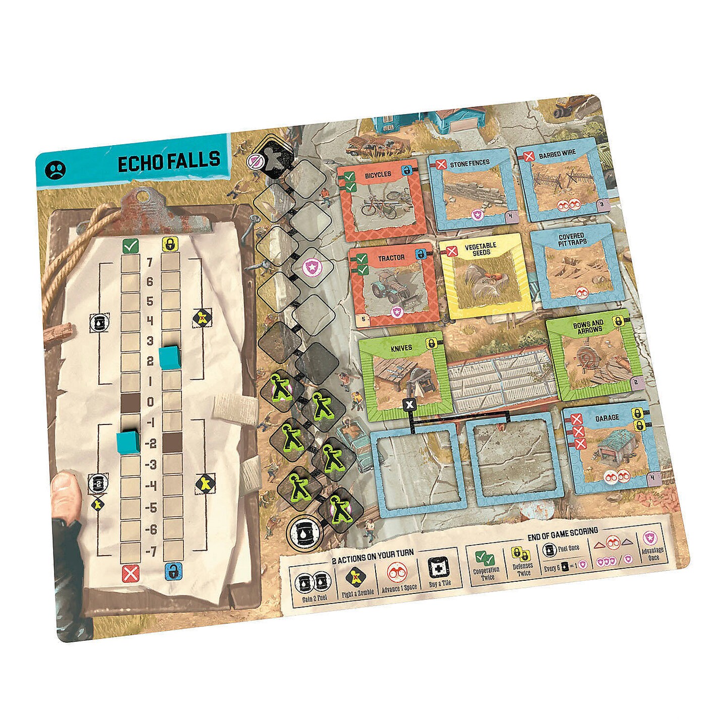 City of the Living Zombies Game 2 to 4 Players