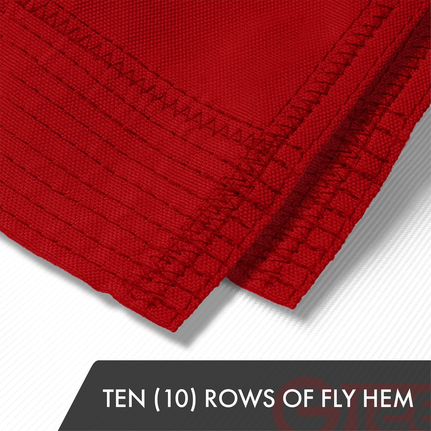 G128 3 Pack: American USA Flag | 10x19 Ft | ToughWeave Series Embroidered 600D Polyester | Country Flag, Embroidered Stars, Sewn Stripes, Indoor/Outdoor, Brass Grommets